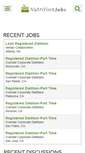 Mobile Screenshot of nutritionjobs.com